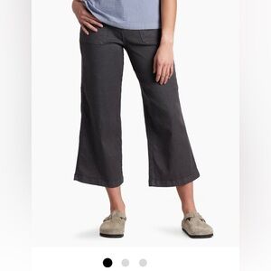 Kuhl Seaboard crop wideleg pants. Color Pavement size 6